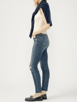 Avery High Rise Skinny Luxe Stretch Jeans