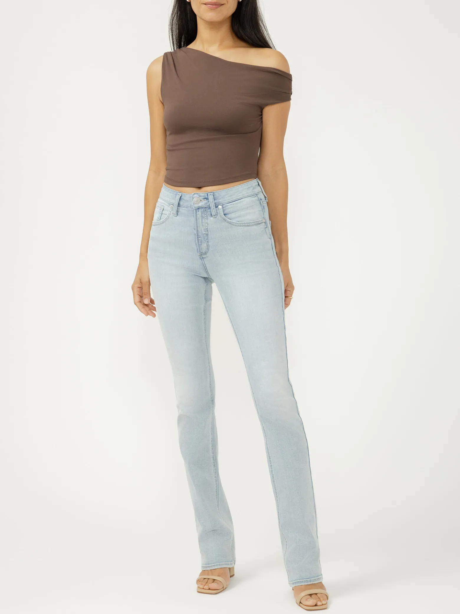 Avery High Rise Slim Bootcut Luxe Stretch Jeans