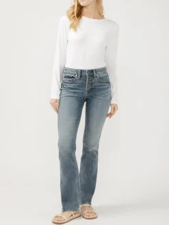 Avery High Rise Slim Bootcut Jeans