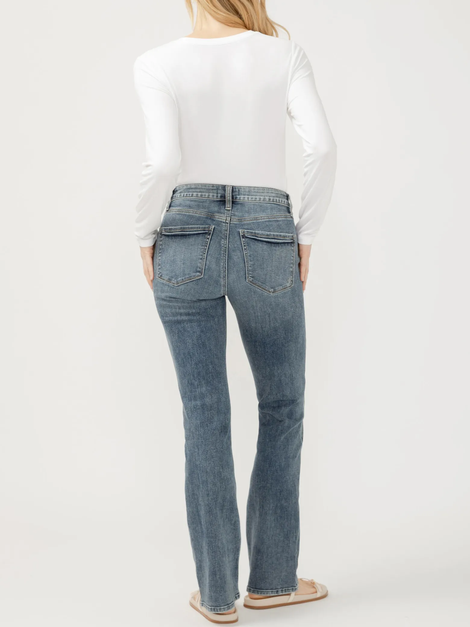 Avery High Rise Slim Bootcut Jeans