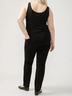 Avery High Rise Straight Leg Luxe Stretch Jeans Plus Size