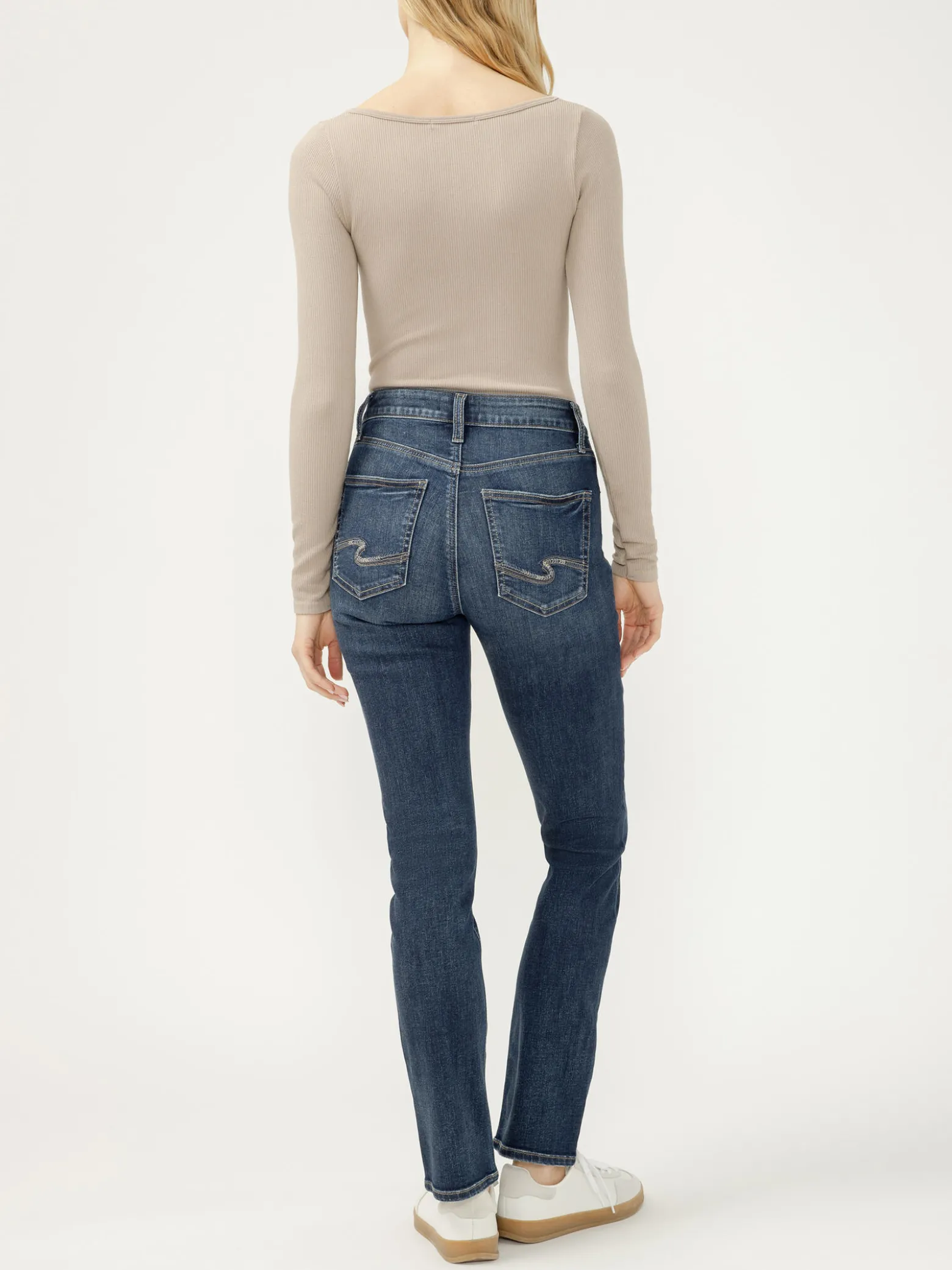 Avery High Rise Straight Leg Jeans