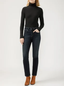 Avery High Rise Straight Leg Jeans