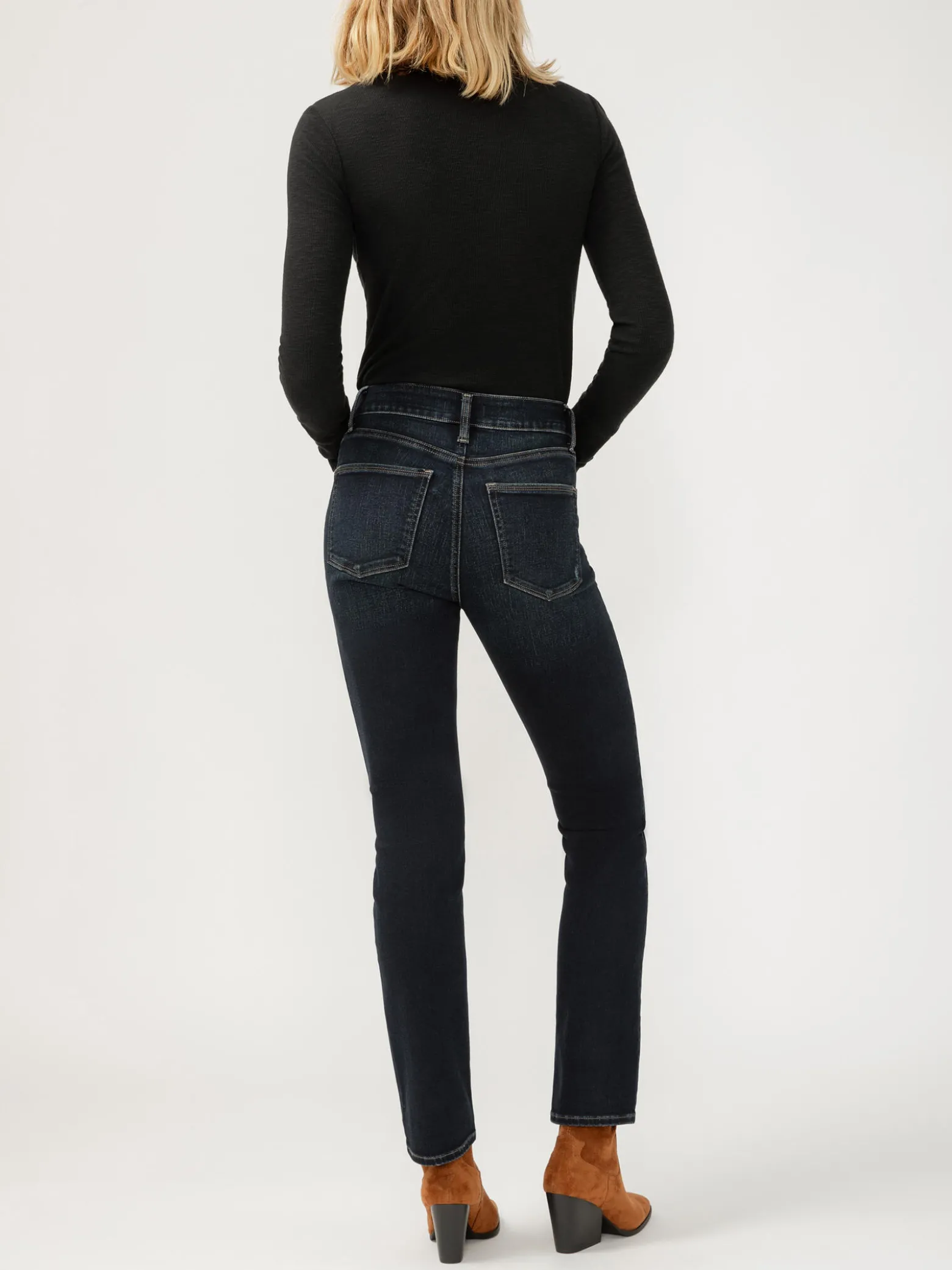 Avery High Rise Straight Leg Jeans