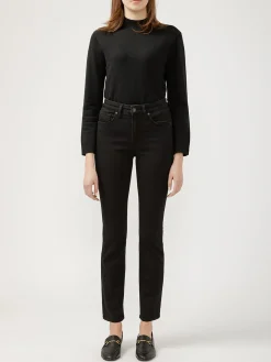 Avery High Rise Straight Leg Luxe Stretch Jeans