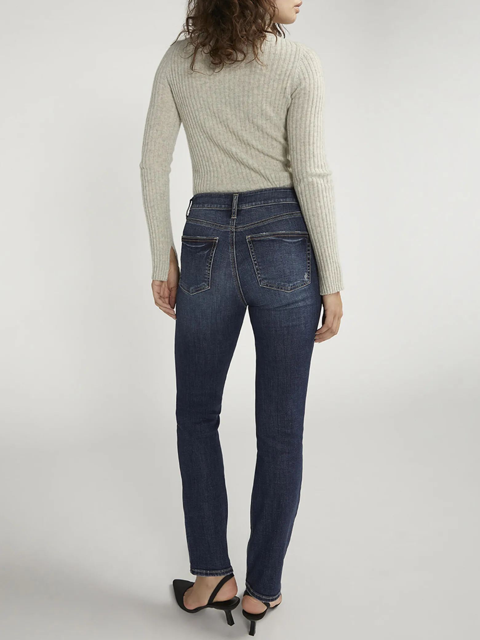 Avery High Rise Straight Leg Jeans