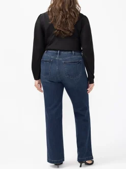 Avery High Rise Trouser Leg Luxe Stretch Jeans Plus Size