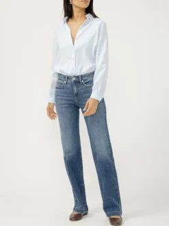 Avery High Rise Trouser Leg Jeans