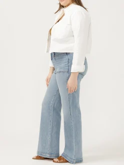 Avery High Rise Trouser Leg Jeans Plus Size