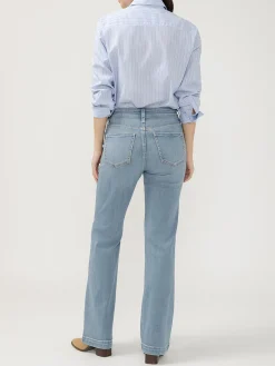 Avery High Rise Trouser Leg Jeans