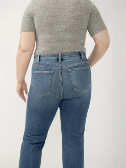 Avery High Rise Trouser Leg Jeans Plus Size