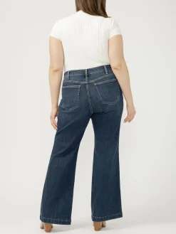 Avery High Rise Trouser Leg Jeans Plus Size