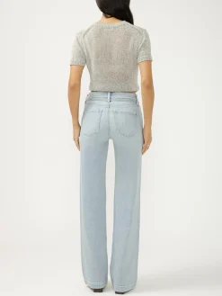 Avery High Rise Trouser Leg Jeans