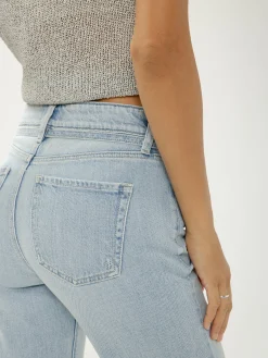 Avery High Rise Trouser Leg Jeans