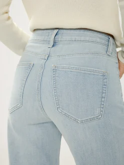 Avery High Rise Wide Leg Cropped Jeans