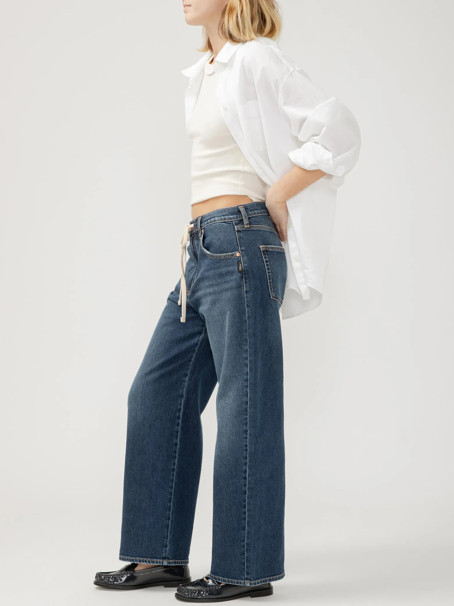 Be Easy High Rise Straight Leg Jeans