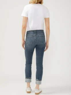 Beau High Rise Slim Leg Luxe Stretch Ankle Jeans