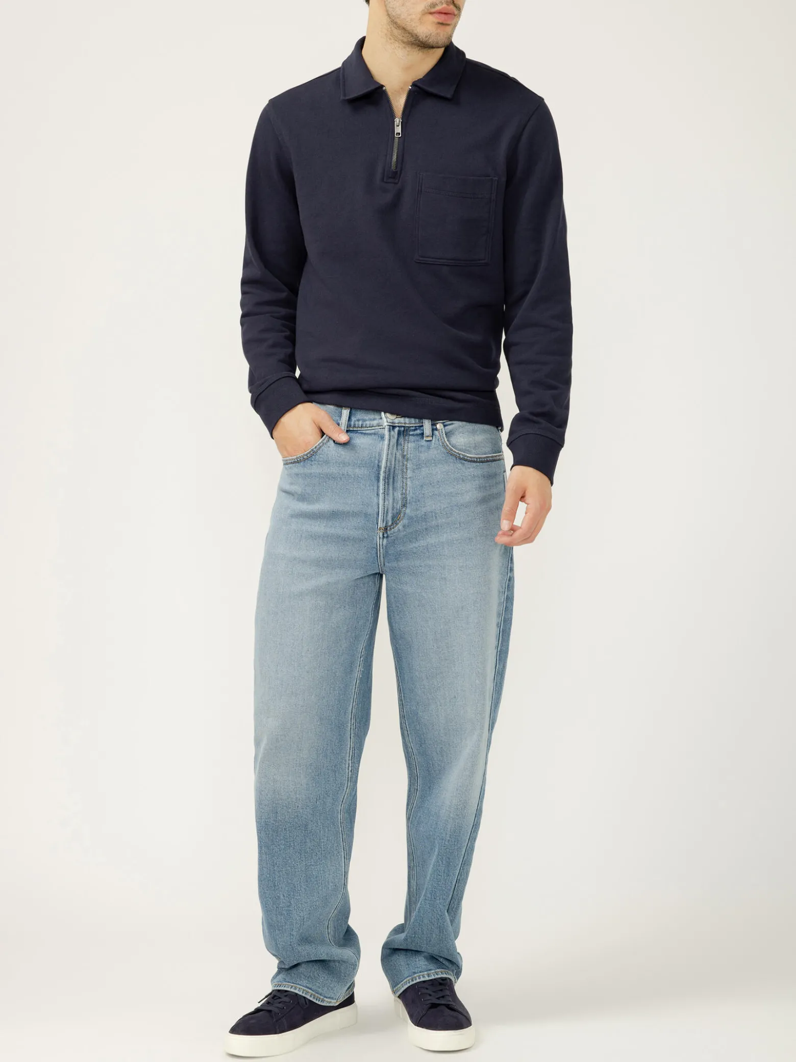 Big Guy Baggy Straight Leg Jeans