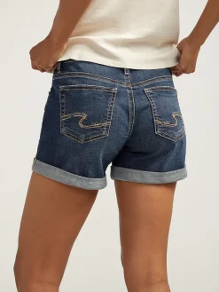 Boyfriend Mid Rise Shorts