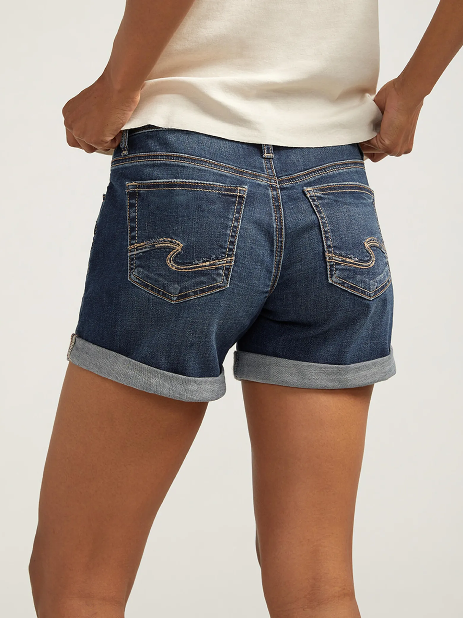 Boyfriend Mid Rise Shorts