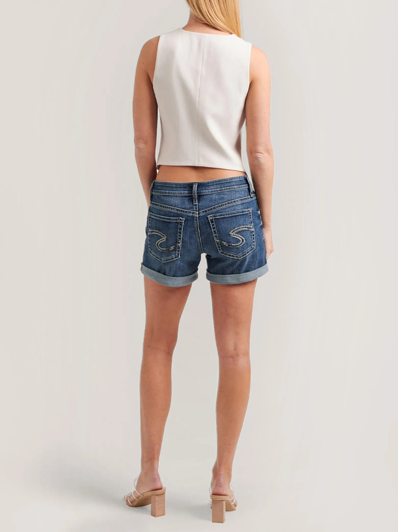 Boyfriend Mid Rise Shorts