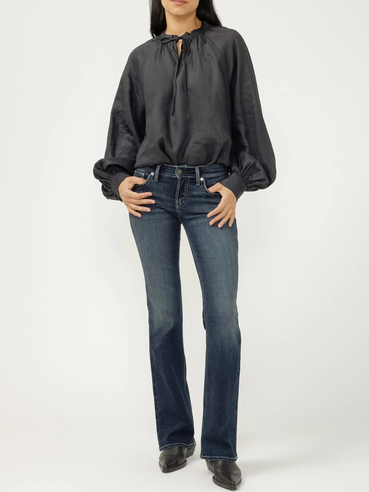 Britt Low Rise Bootcut Luxe Stretch Jeans