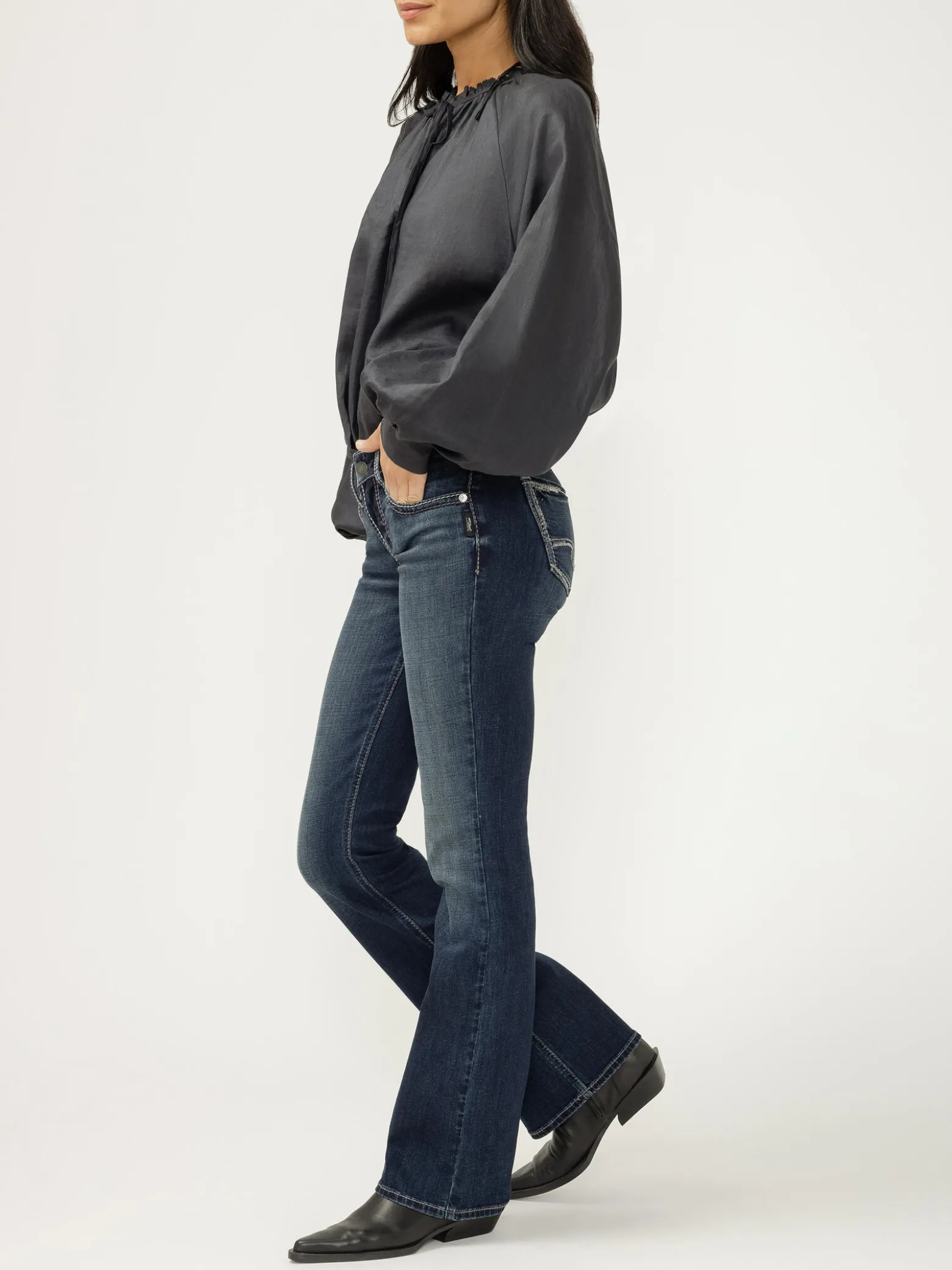 Britt Low Rise Bootcut Luxe Stretch Jeans