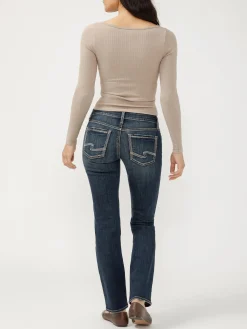 Britt Low Rise Straight Leg Jeans