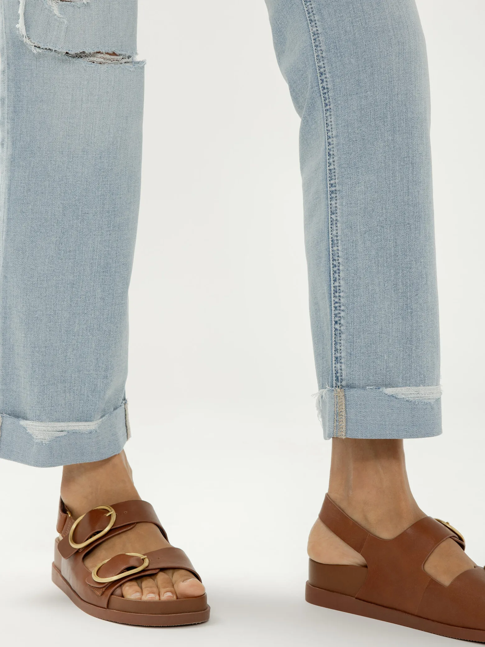 Chelsea Mid Rise Straight Leg Luxe Stretch Jeans