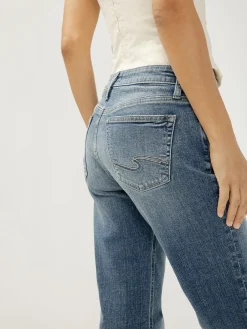 Chelsea Mid Rise Straight Leg Jeans