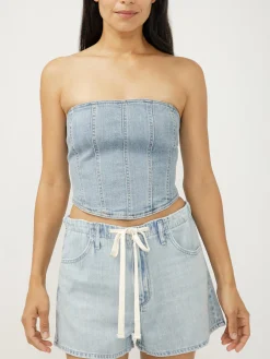 Denim Corset