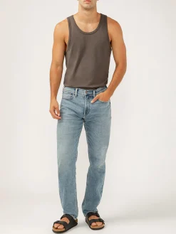Eddie Relaxed Fit Slim Straight Leg Luxe Heritage Jeans