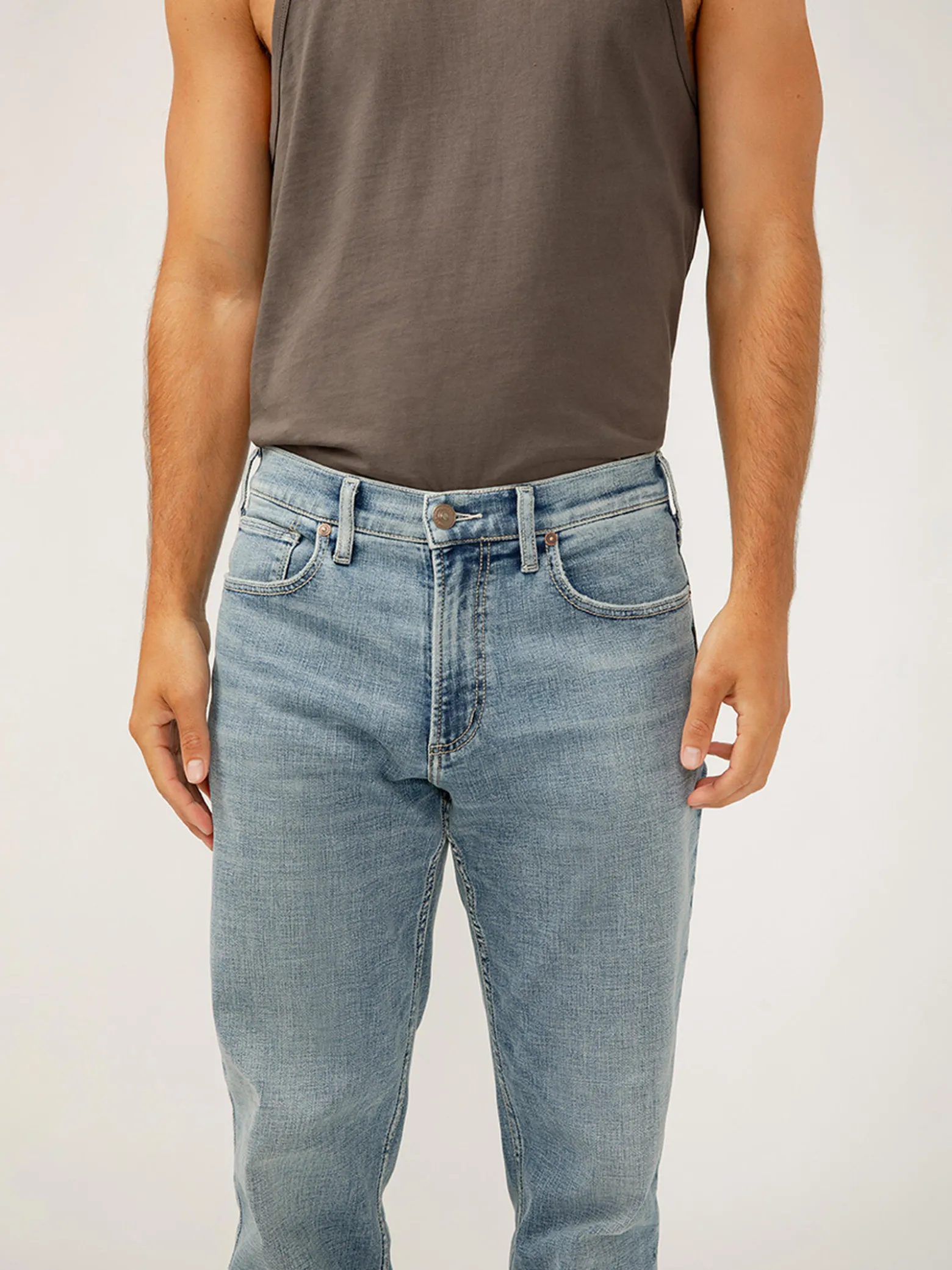 Eddie Relaxed Fit Slim Straight Leg Luxe Heritage Jeans
