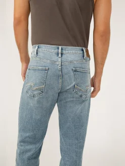 Eddie Relaxed Fit Slim Straight Leg Luxe Heritage Jeans