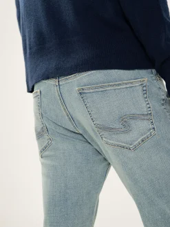 Eddie Relaxed Fit Slim Straight Leg Luxe Heritage Jeans
