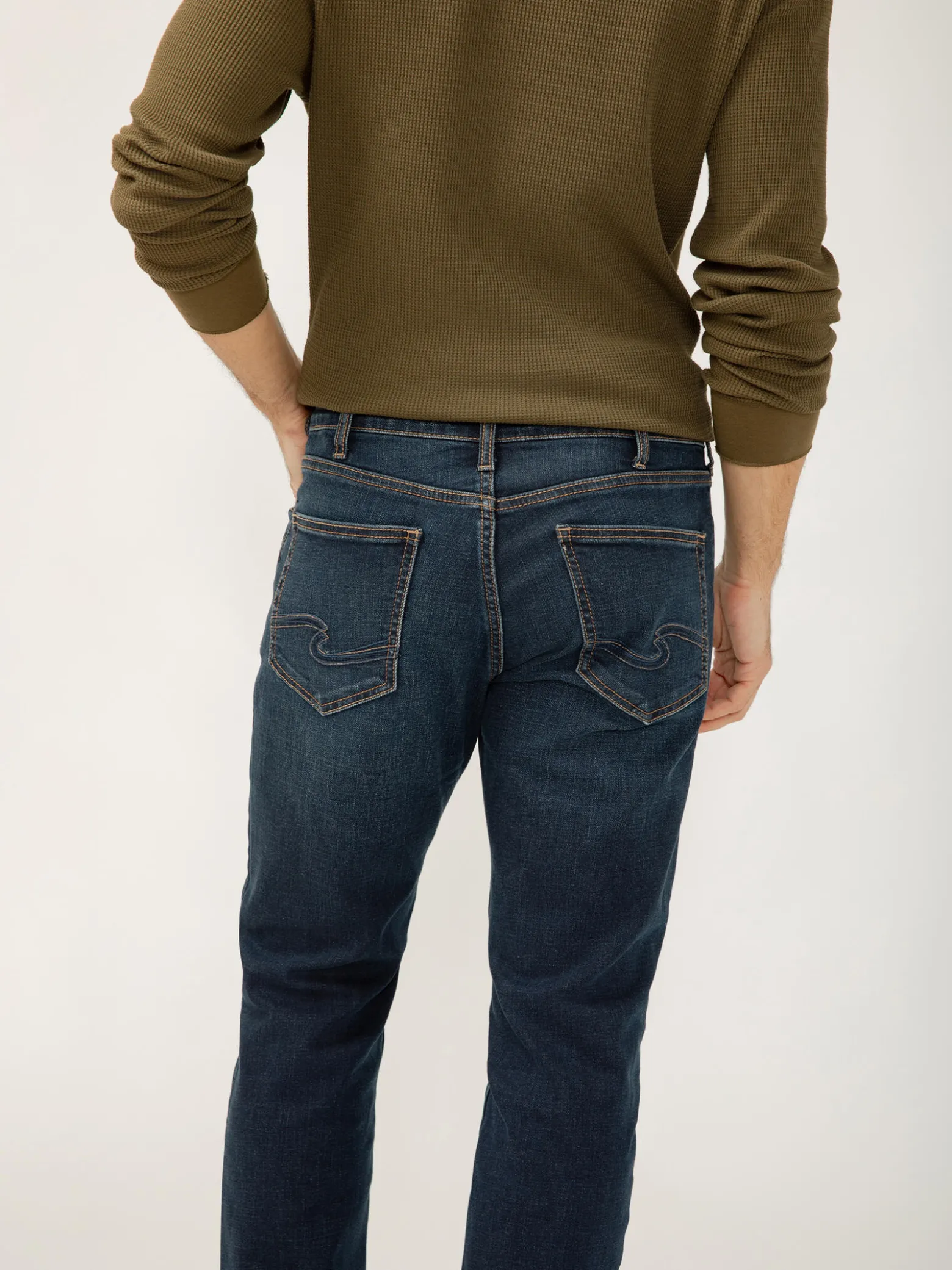 Eddie Relaxed Fit Slim Straight Leg Luxe Heritage Jeans
