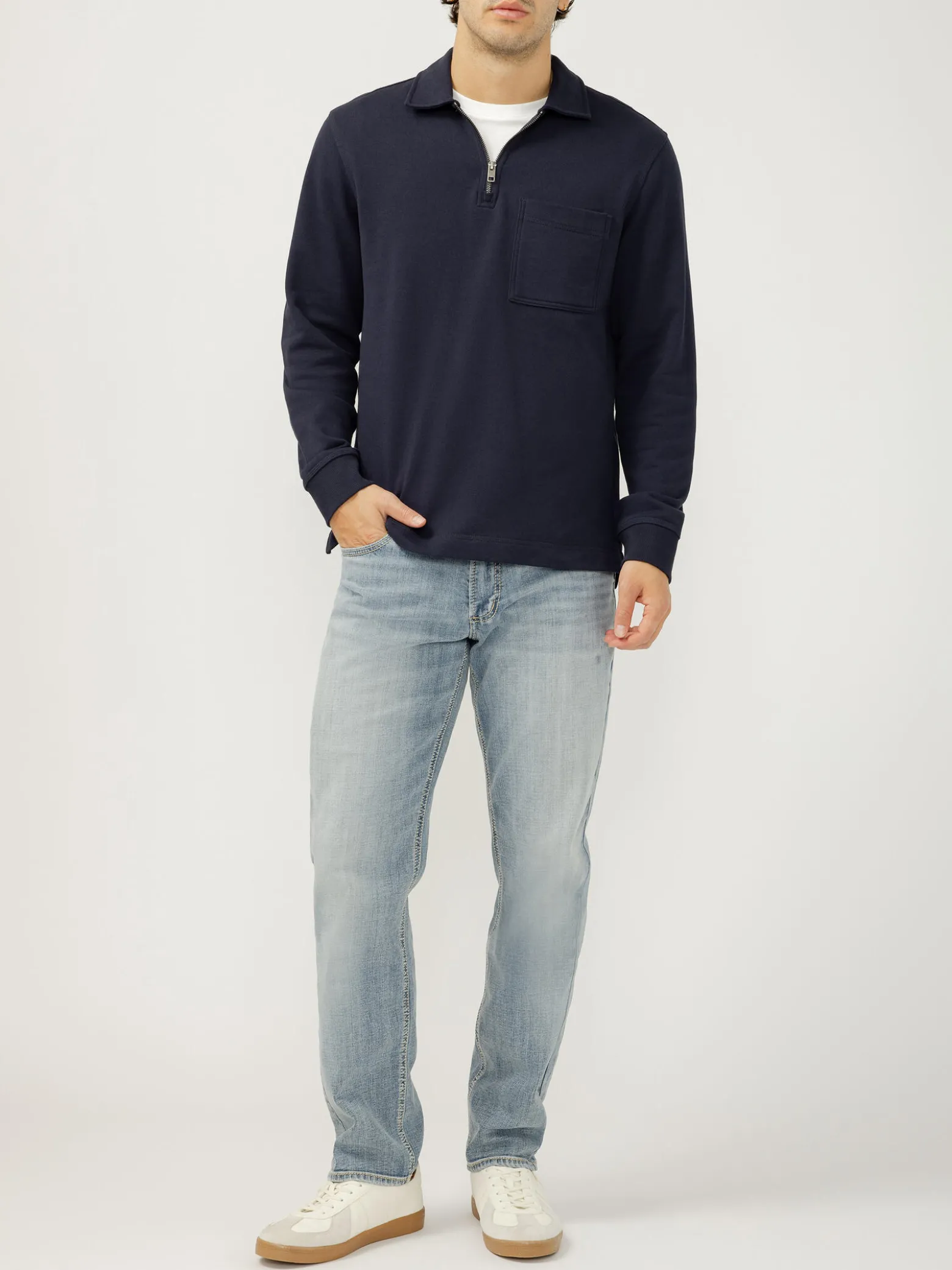 Eddie Relaxed Fit Slim Straight Leg Jeans