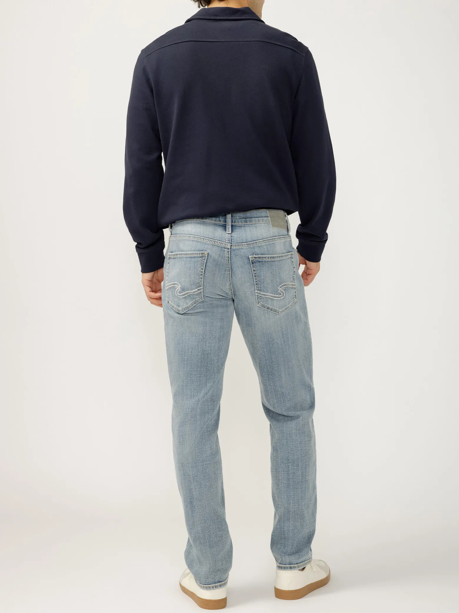 Eddie Relaxed Fit Slim Straight Leg Jeans