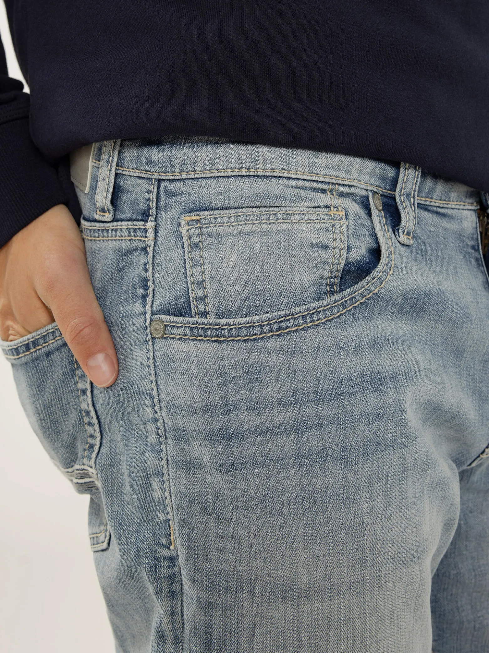 Eddie Relaxed Fit Slim Straight Leg Jeans