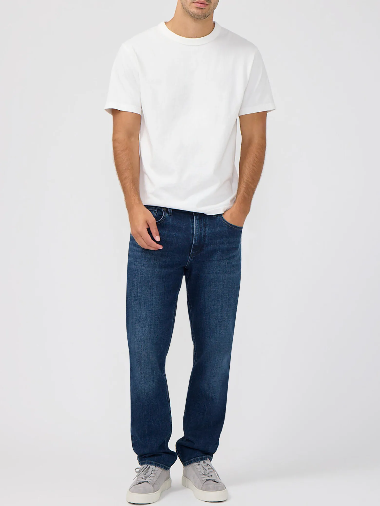 Eddie Relaxed Fit Slim Straight Leg Jeans
