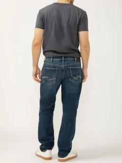 Eddie Relaxed Fit Slim Straight Leg Jeans