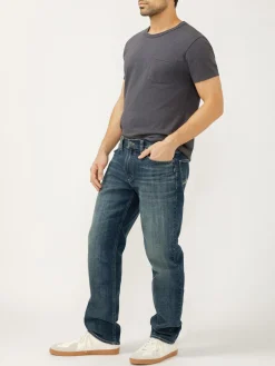 Eddie Relaxed Fit Slim Straight Leg Jeans