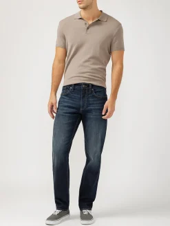 Eddie Relaxed Fit Slim Straight Leg Jeans