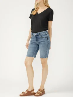 Elyse Mid Rise Bermuda Shorts