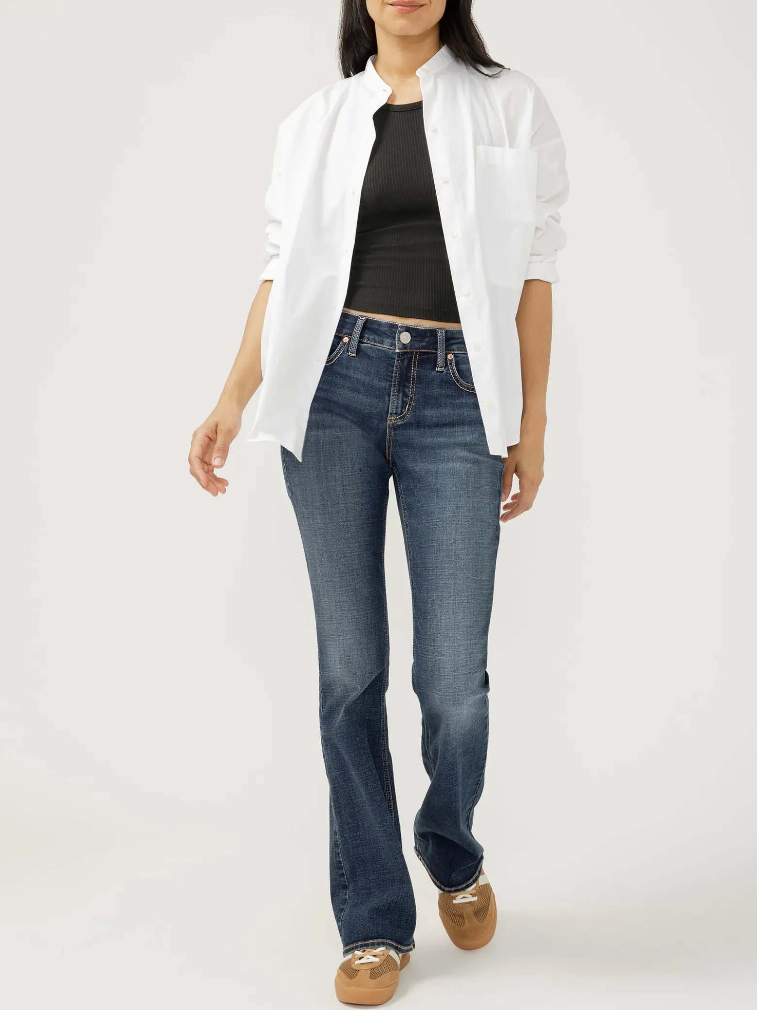 Elyse Mid Rise Bootcut Jeans