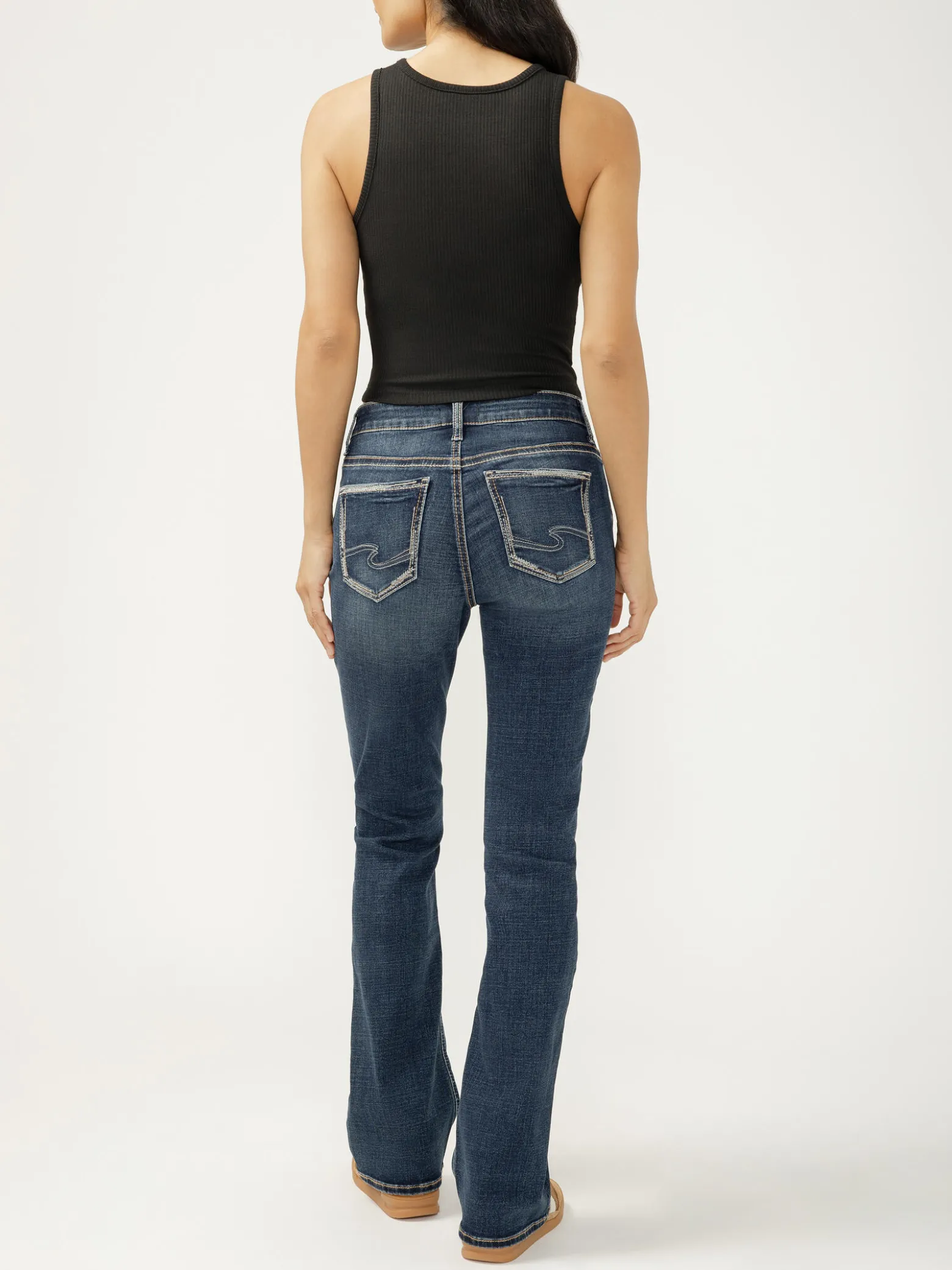 Elyse Mid Rise Bootcut Jeans