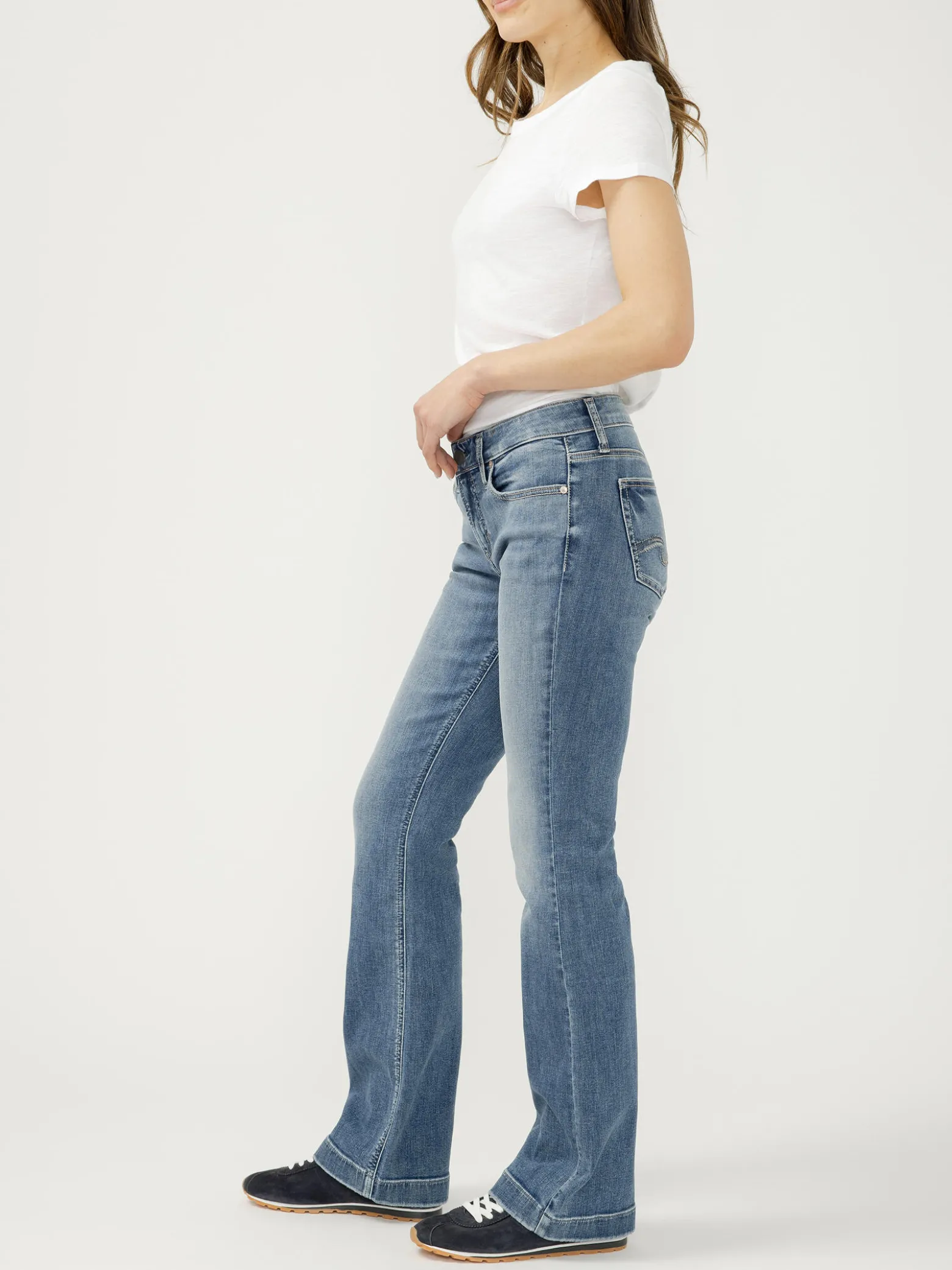 Elyse Mid Rise Bootcut Jeans