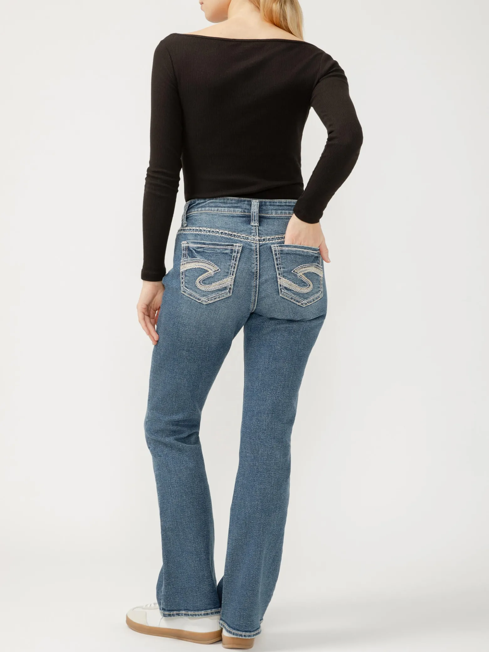 Elyse Mid Rise Bootcut Jeans