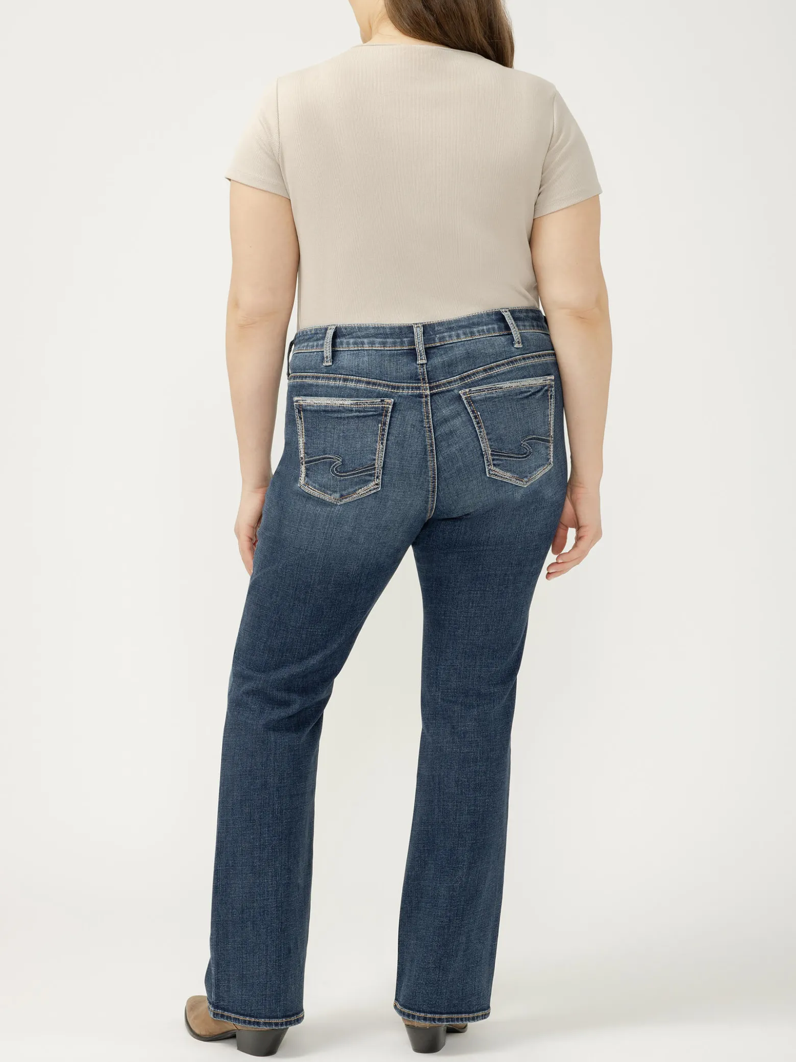 Elyse Mid Rise Bootcut Jeans