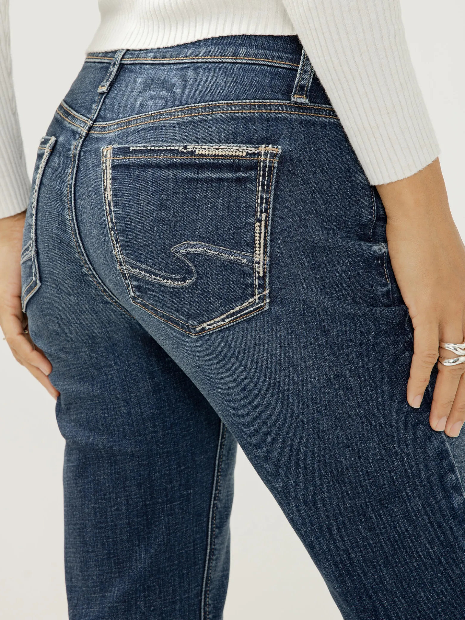 Elyse Mid Rise Bootcut Jeans